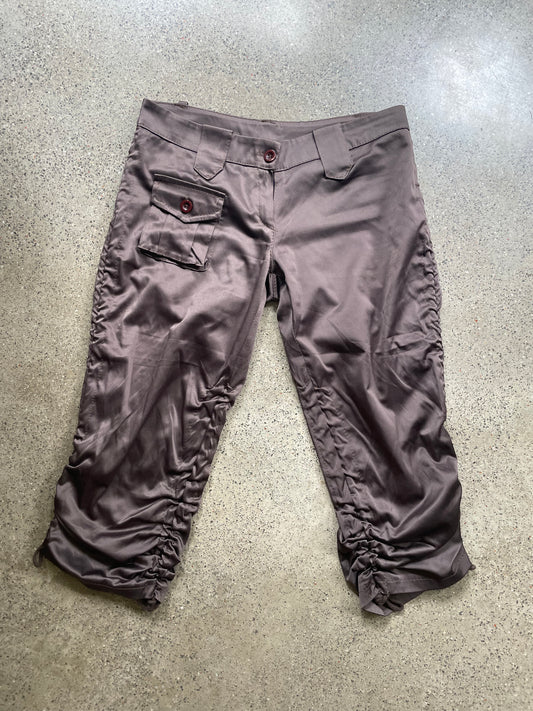 Gathered capris