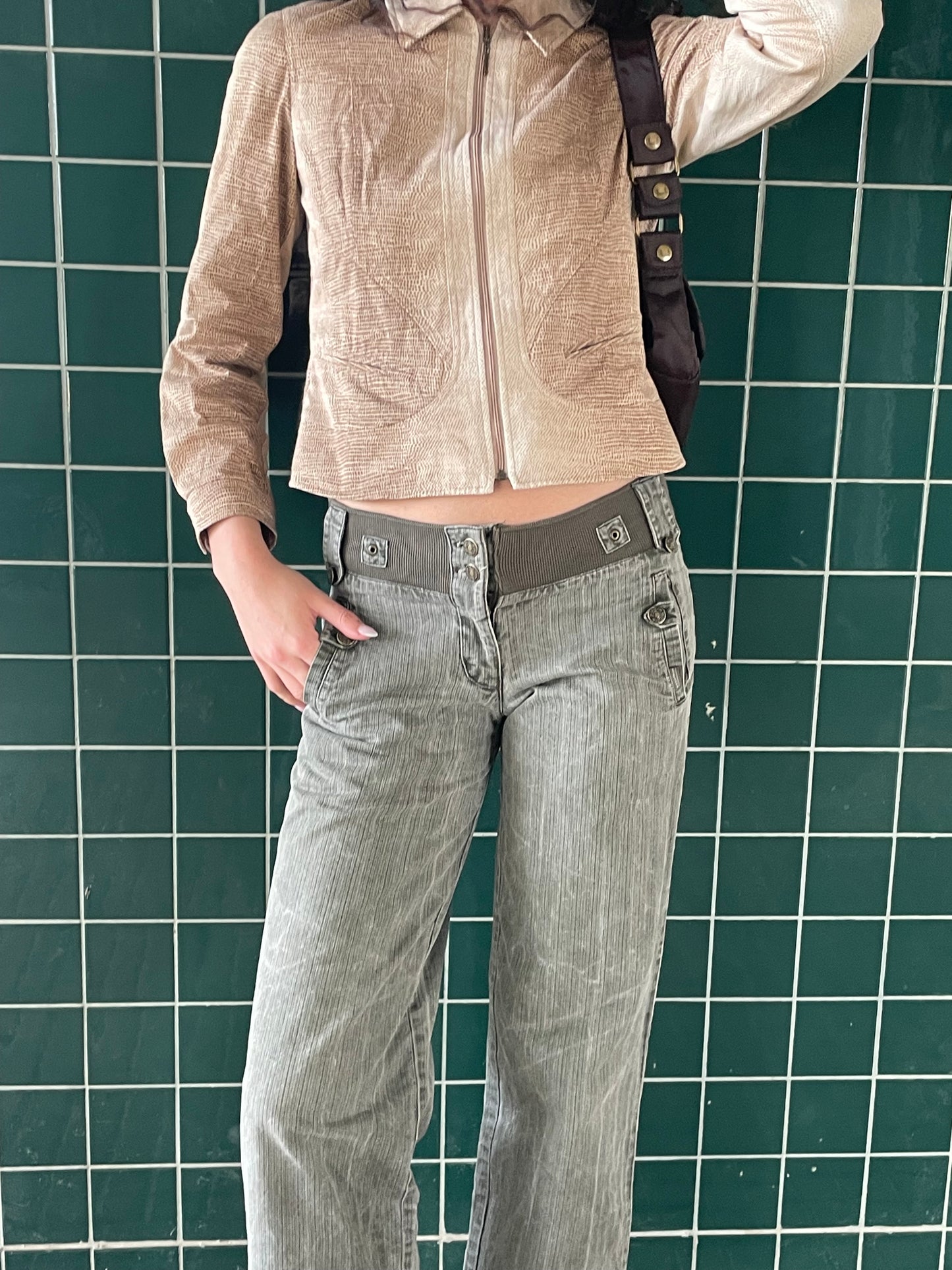 Green trousers