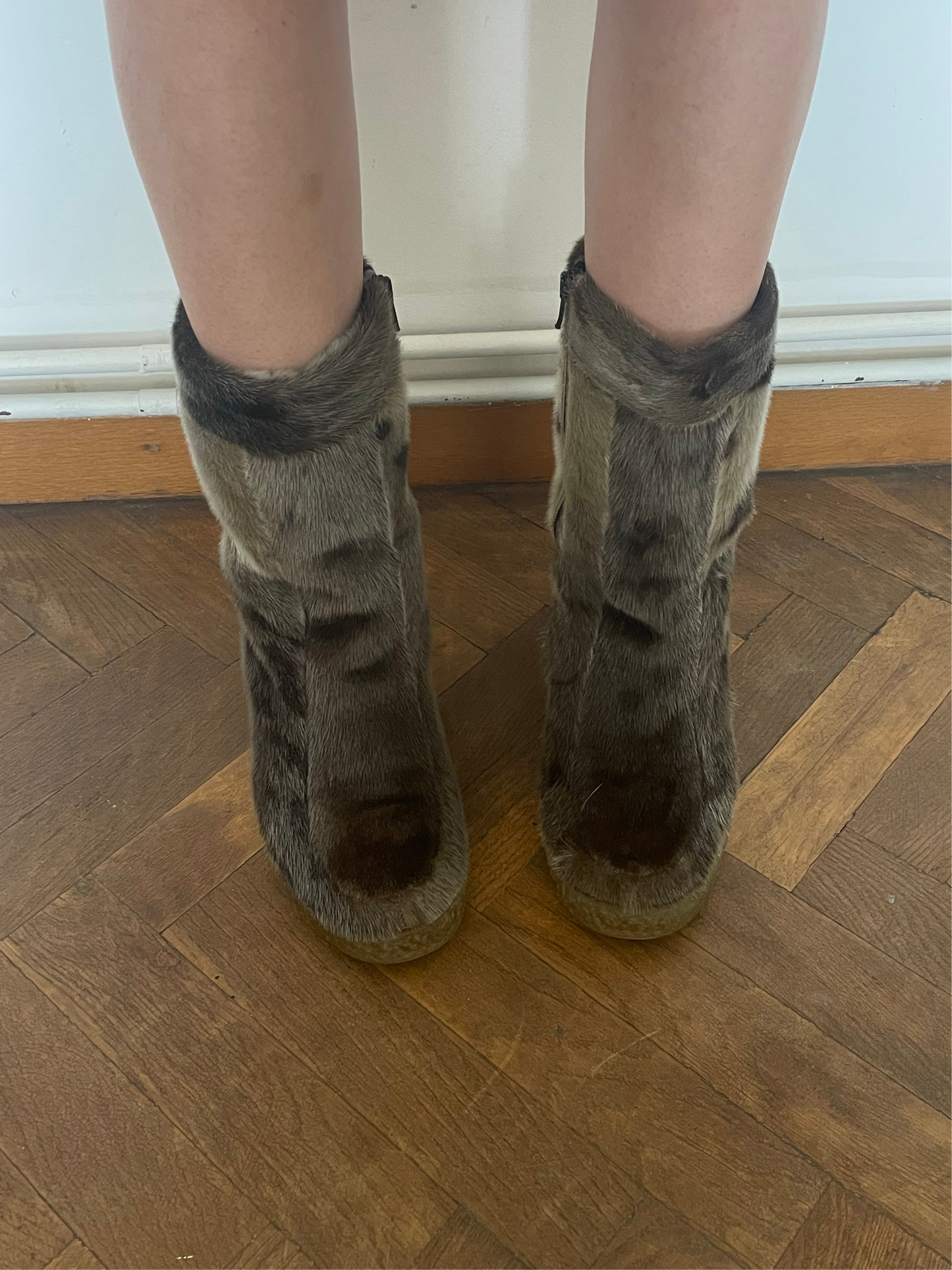 Fur boots