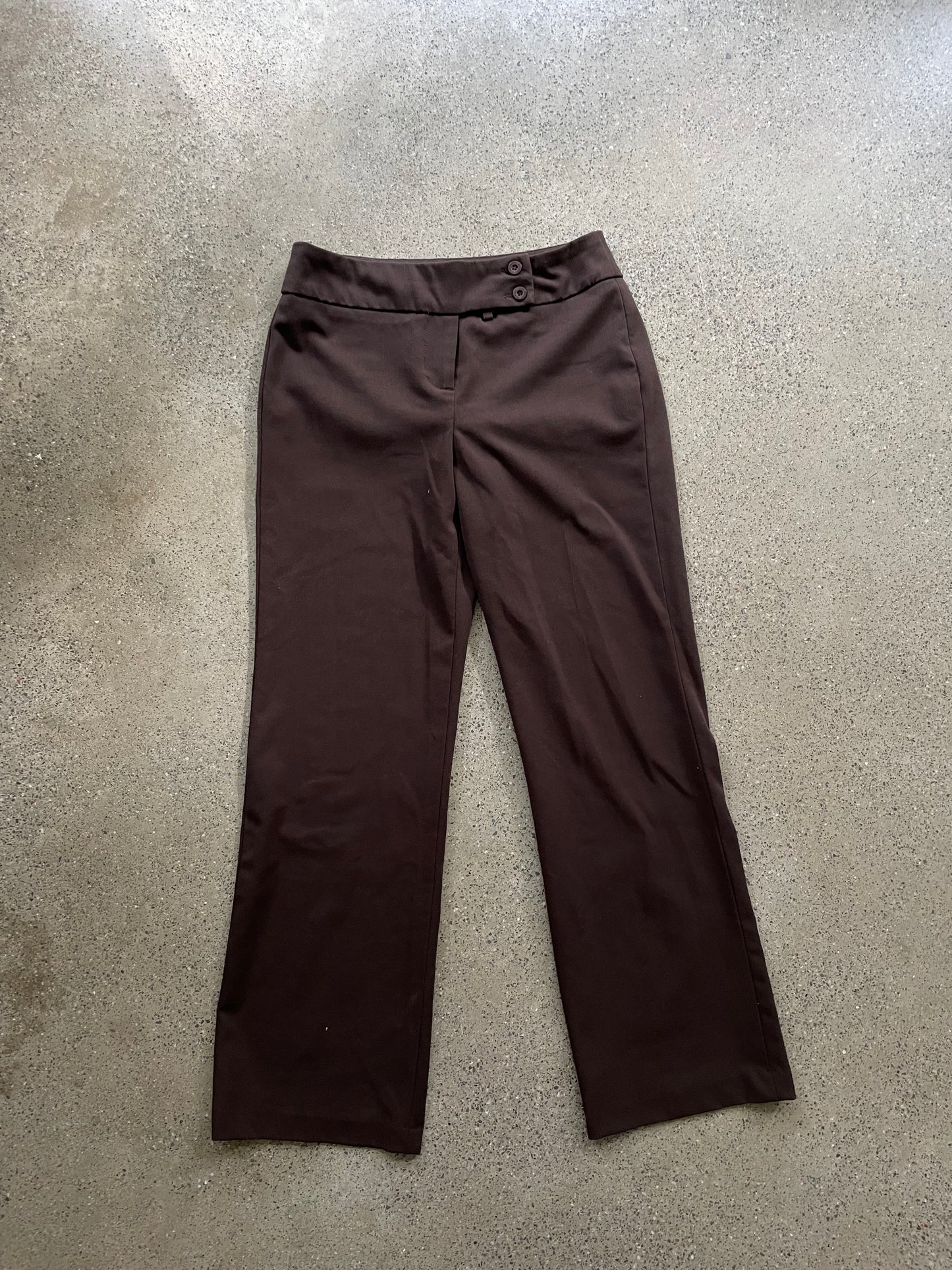 Chocolate brown trousers