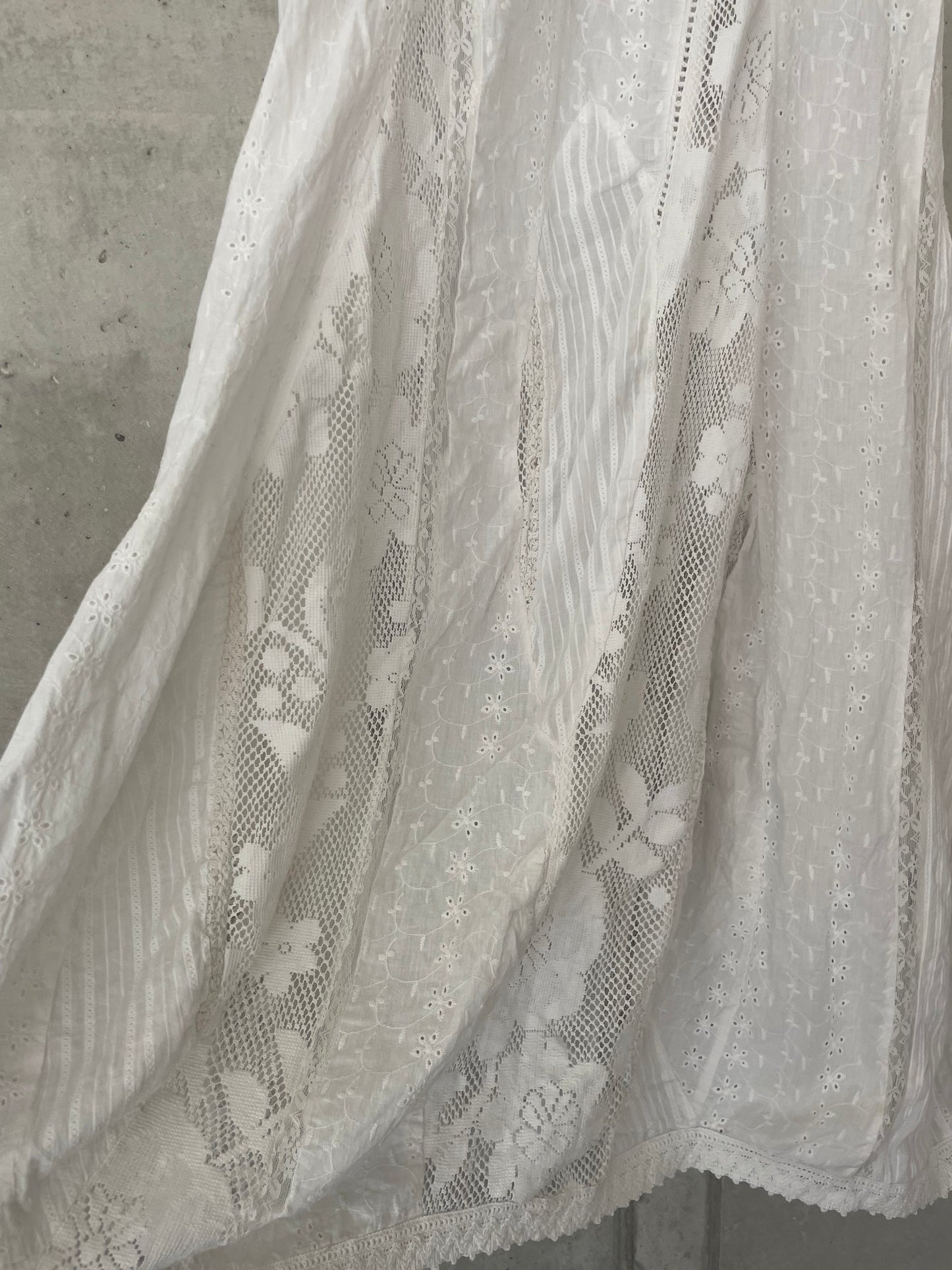 White lace dress