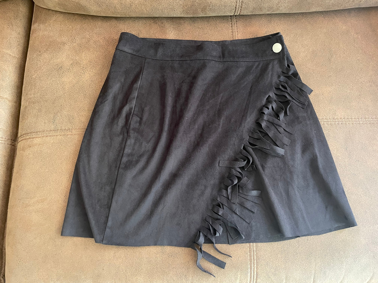 Fringe mini skirt