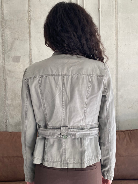 Green utility jacket