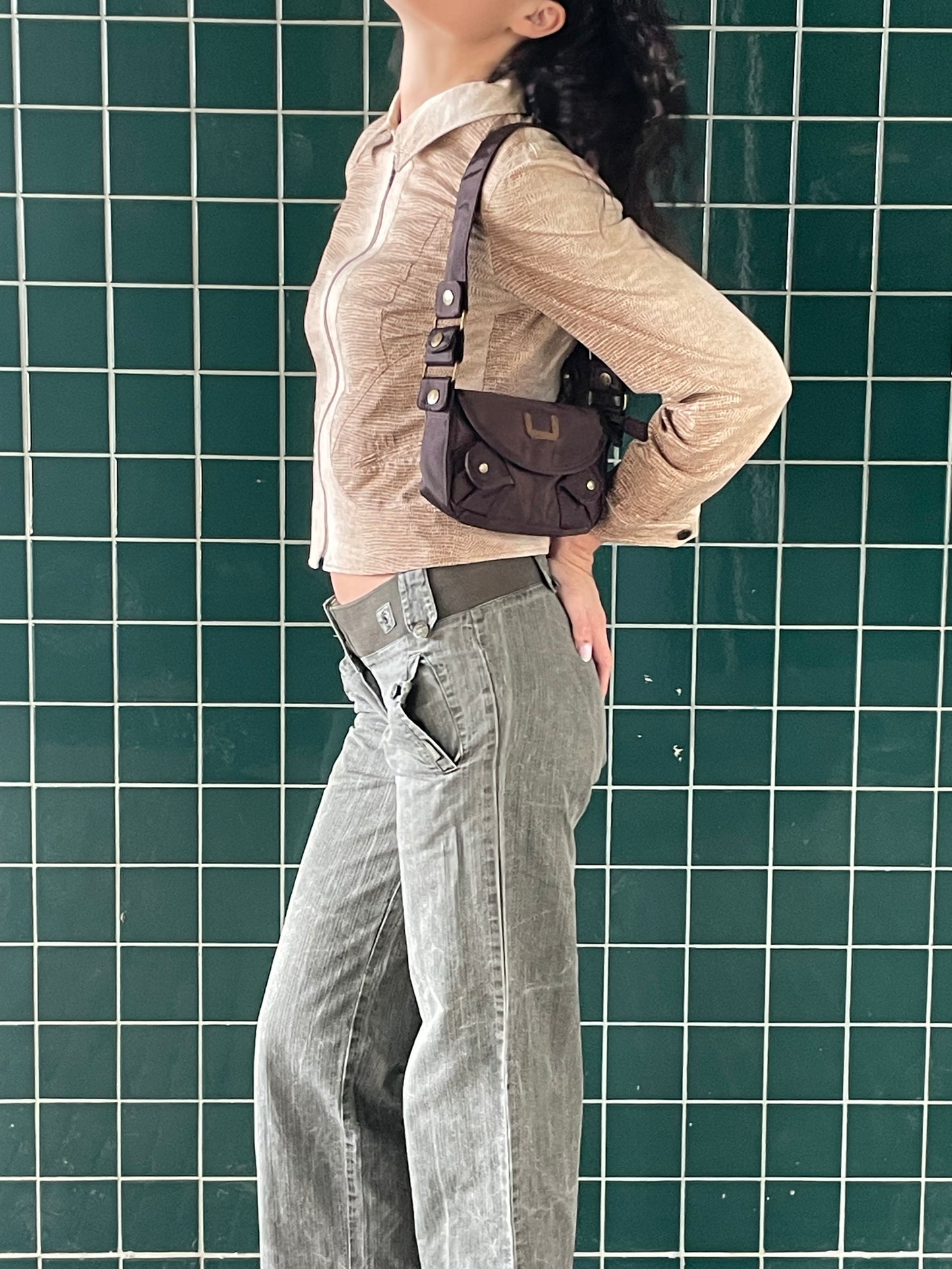 Green trousers
