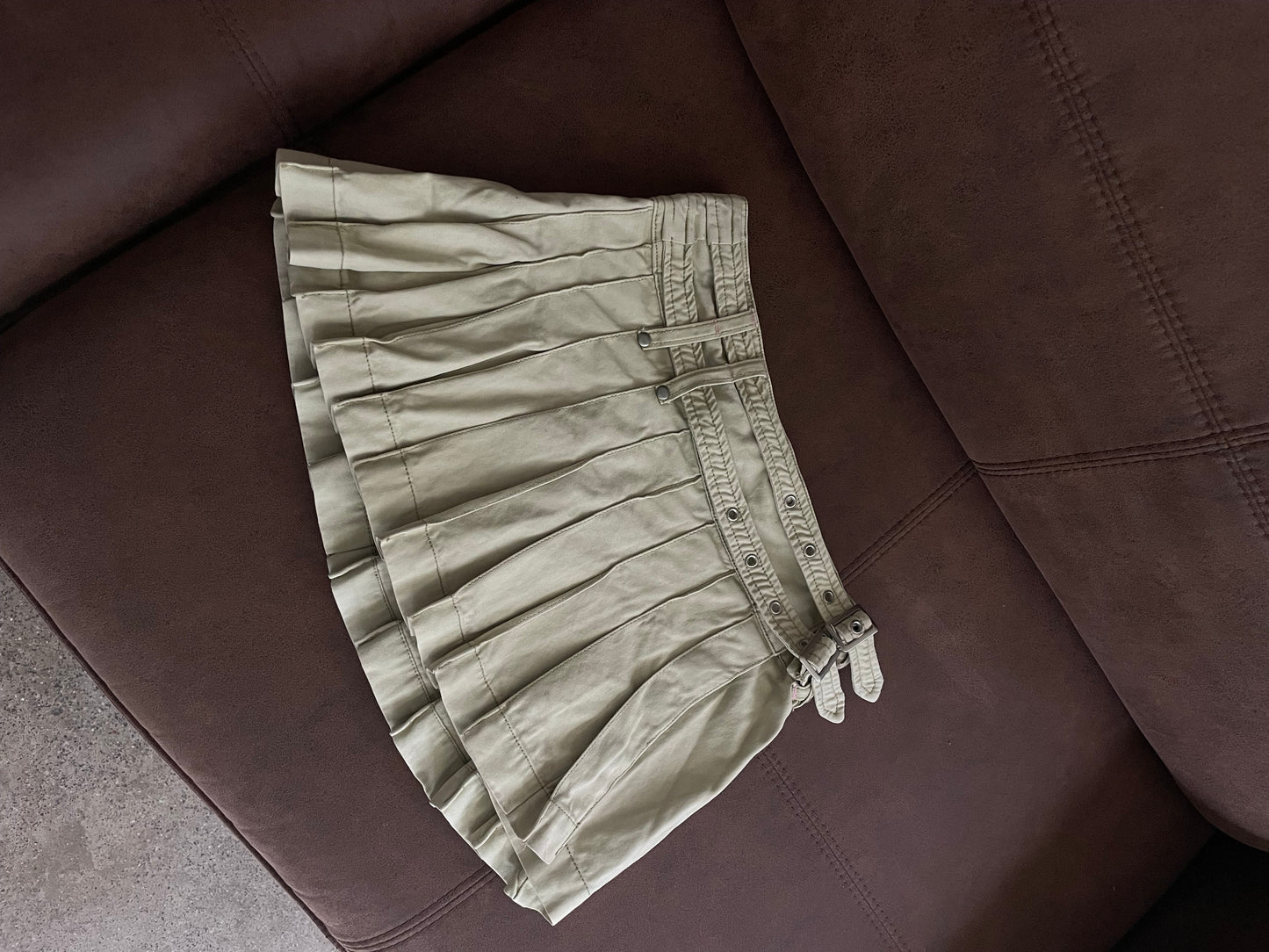 Wrapped mini skirt