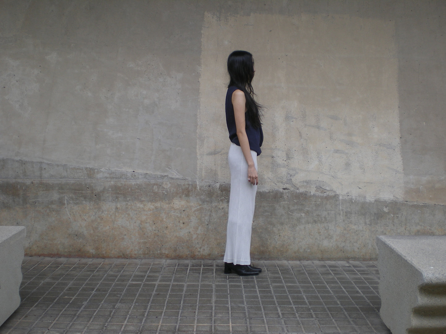 Issey Miyake Pleats Please maxi skirt