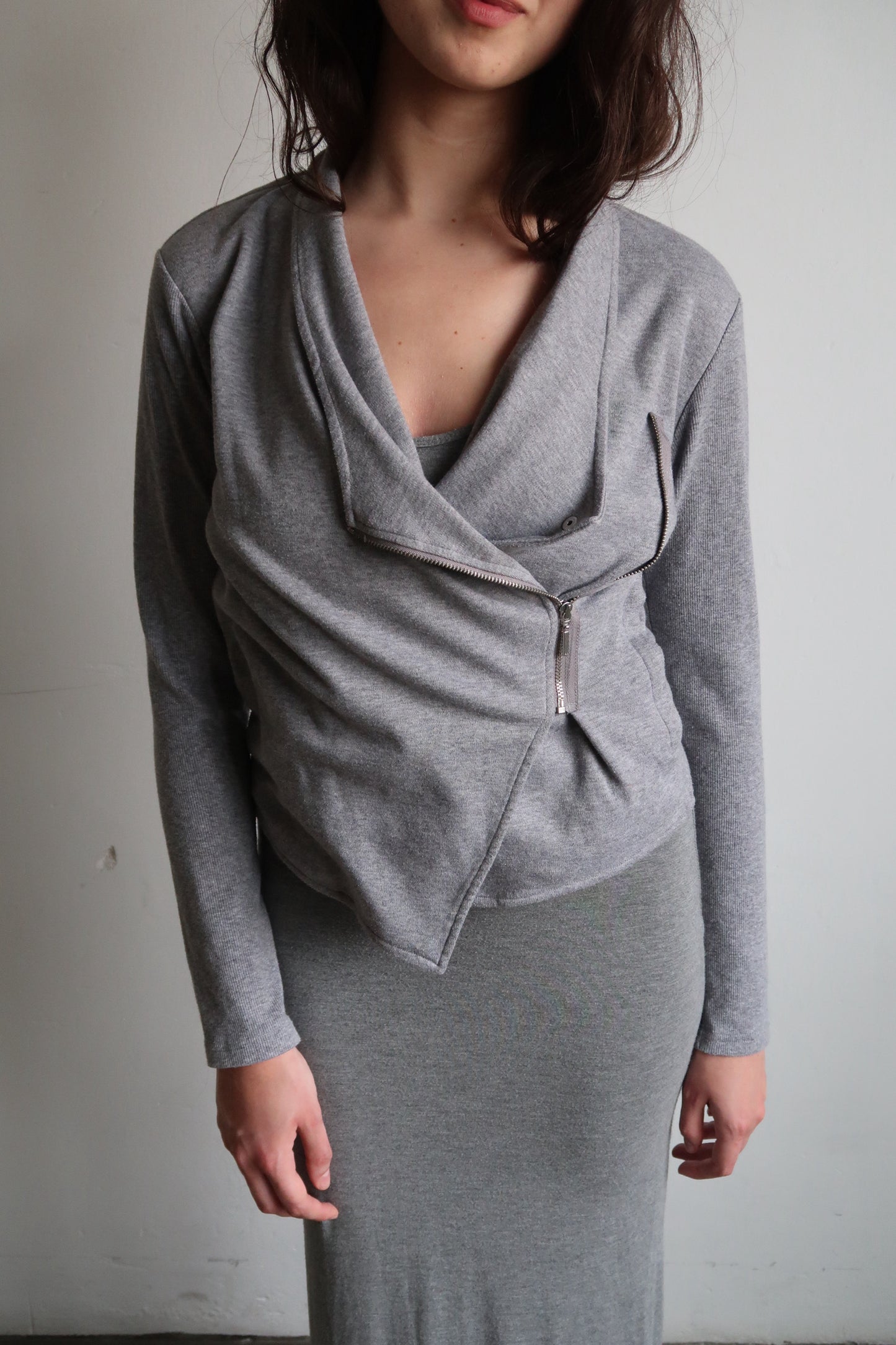Armani X Asymmetric Zip Jacket