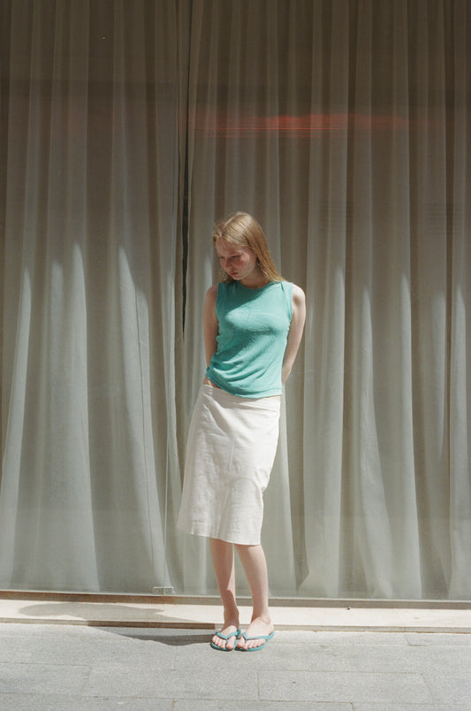 Blumarine midi skirt