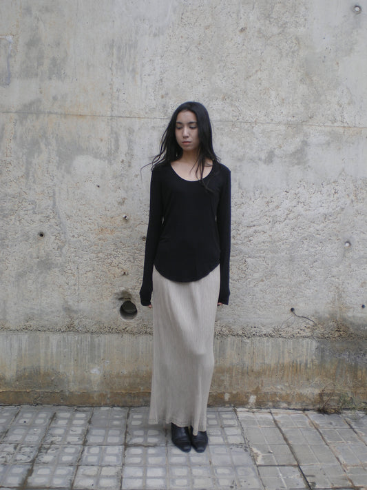 Issey Miyake Pleats Please maxi skirt