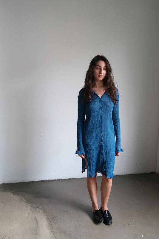 Issey Miyake Teal Tunic