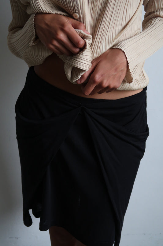Helmut Lang Draped Skirt