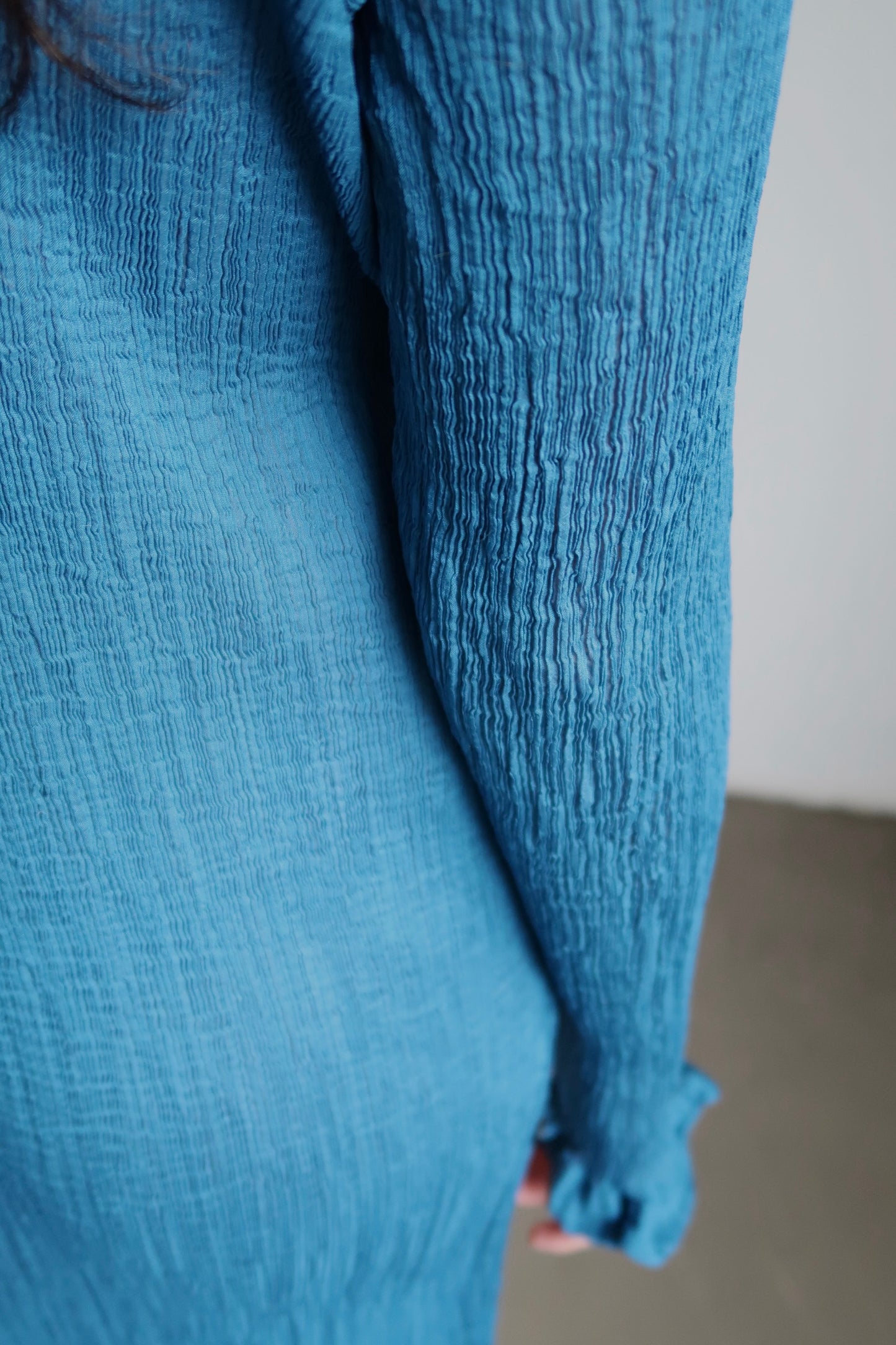 Issey Miyake Teal Tunic