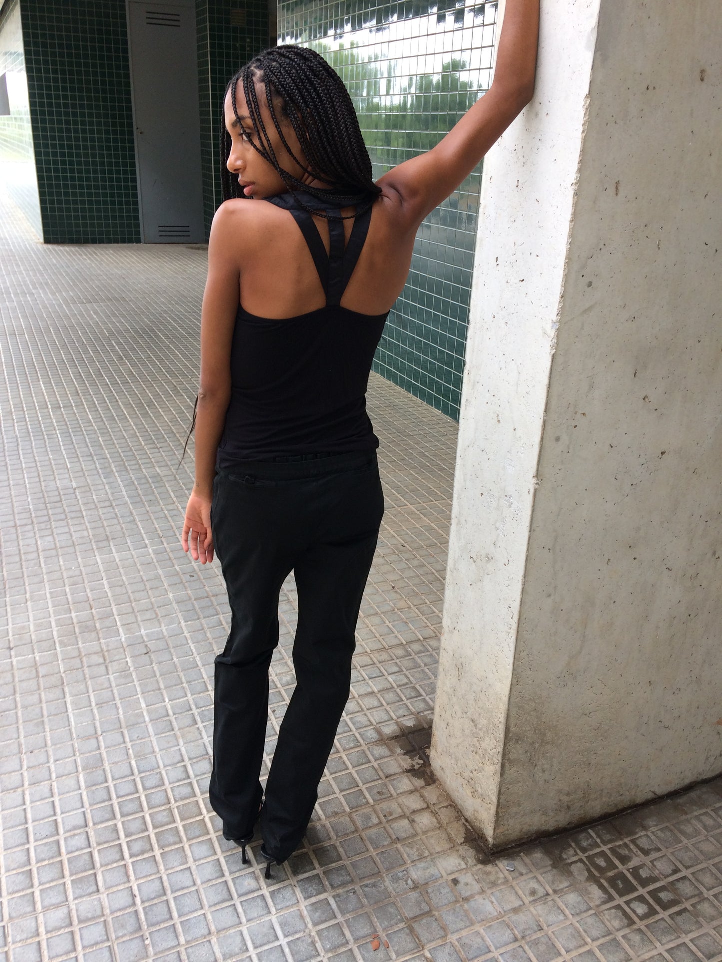 Cavalli black trousers