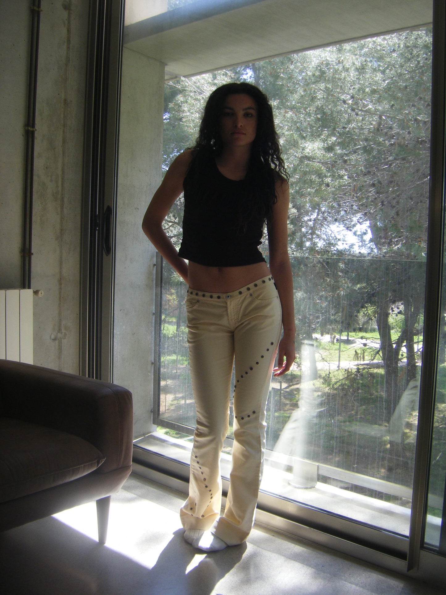 Versace studs trousers
