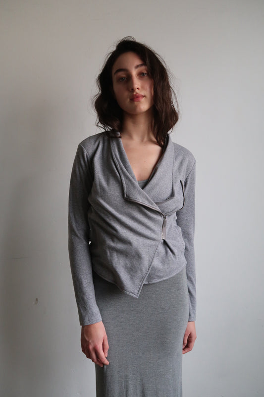 Armani X Asymmetric Zip Jacket