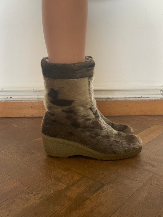 Fur boots
