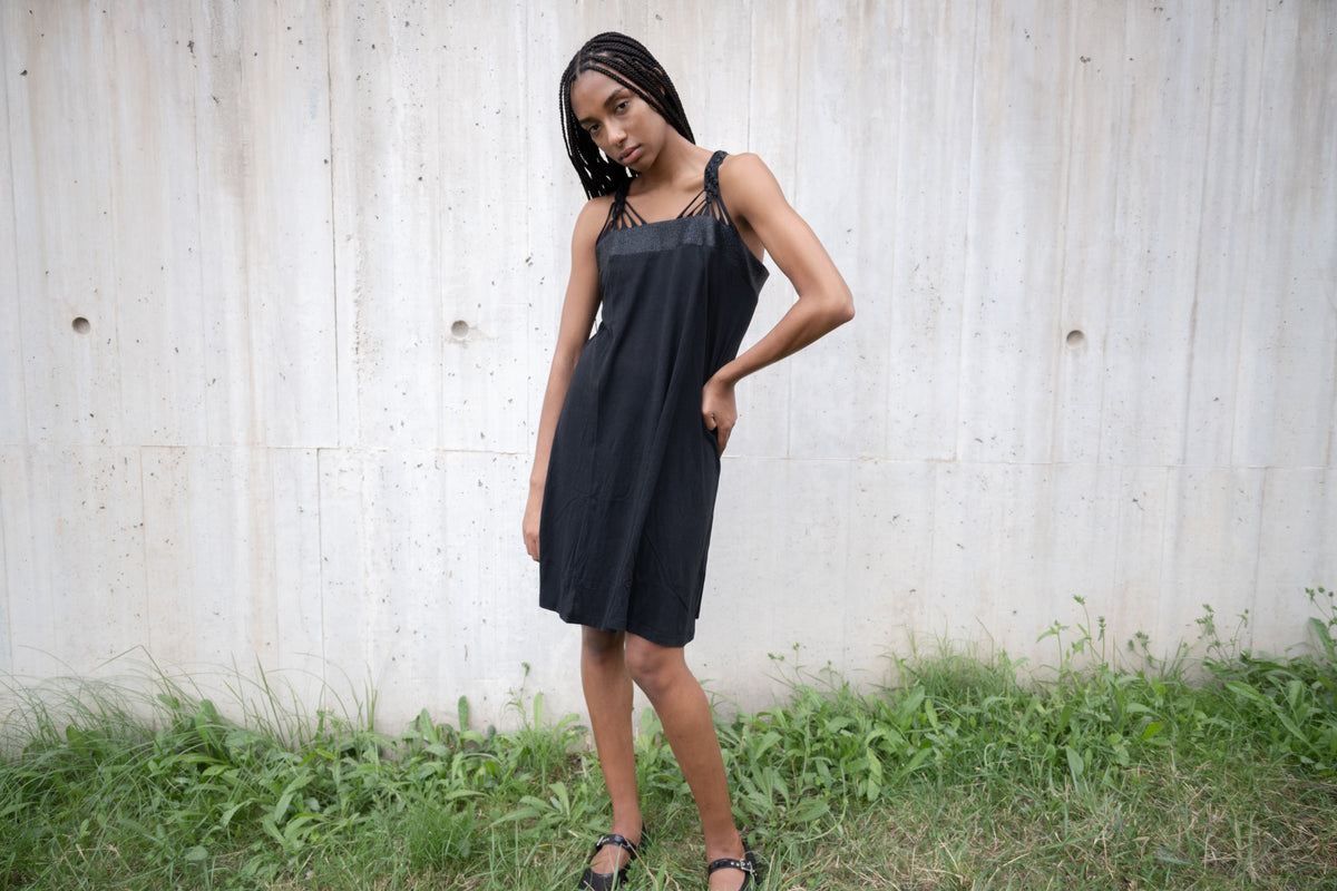 Fringe and knots dress