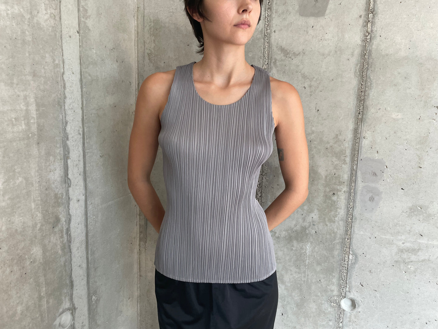 Issey Miyake Pleats Please tank