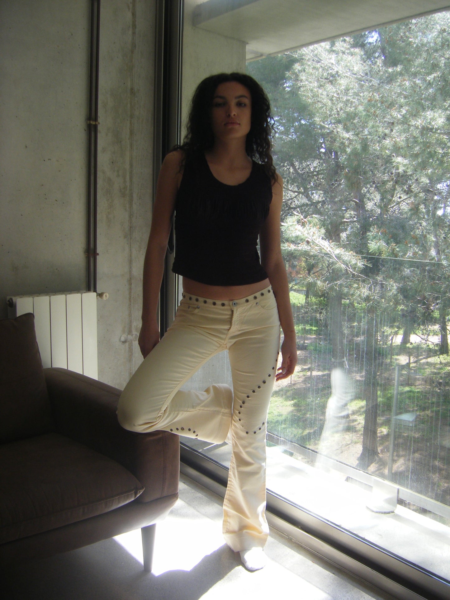 Versace studs trousers