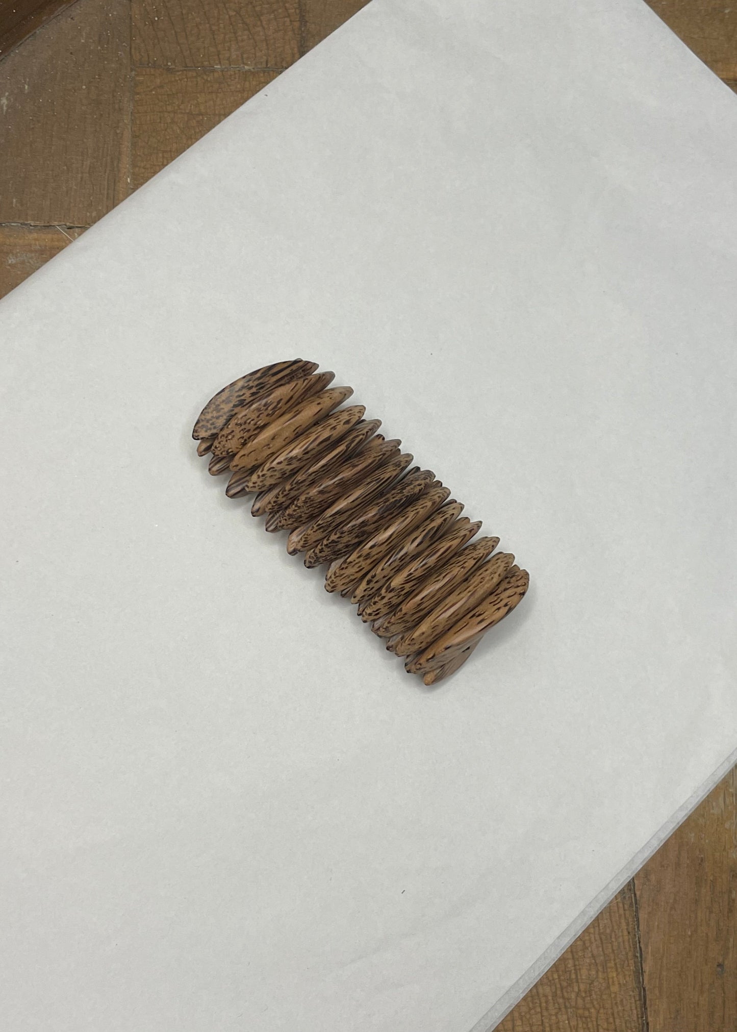 Wood and metal bracelets