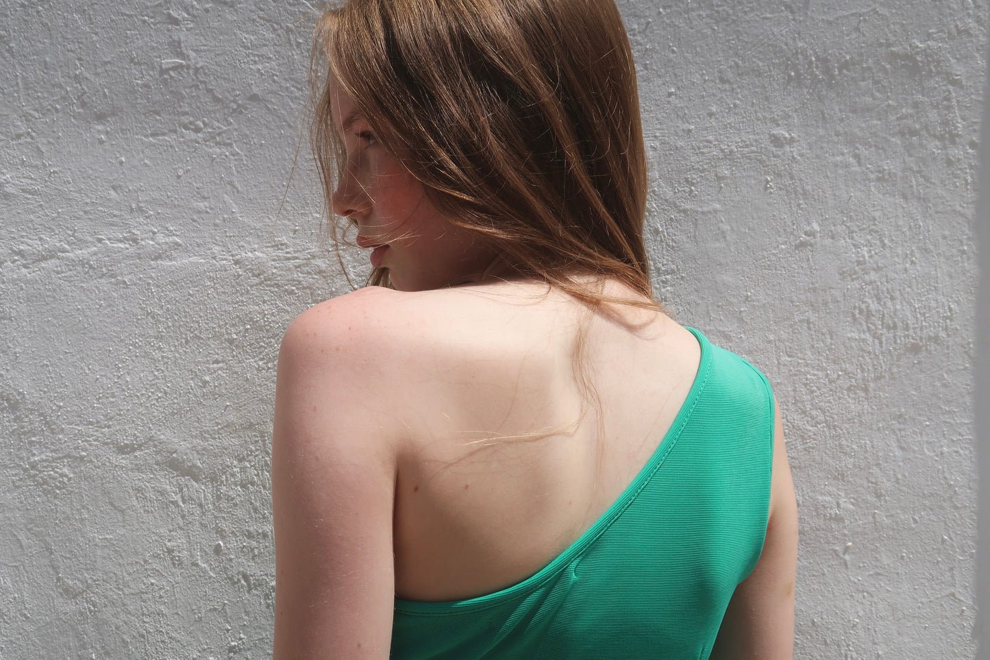 Asymmetric fringed dress