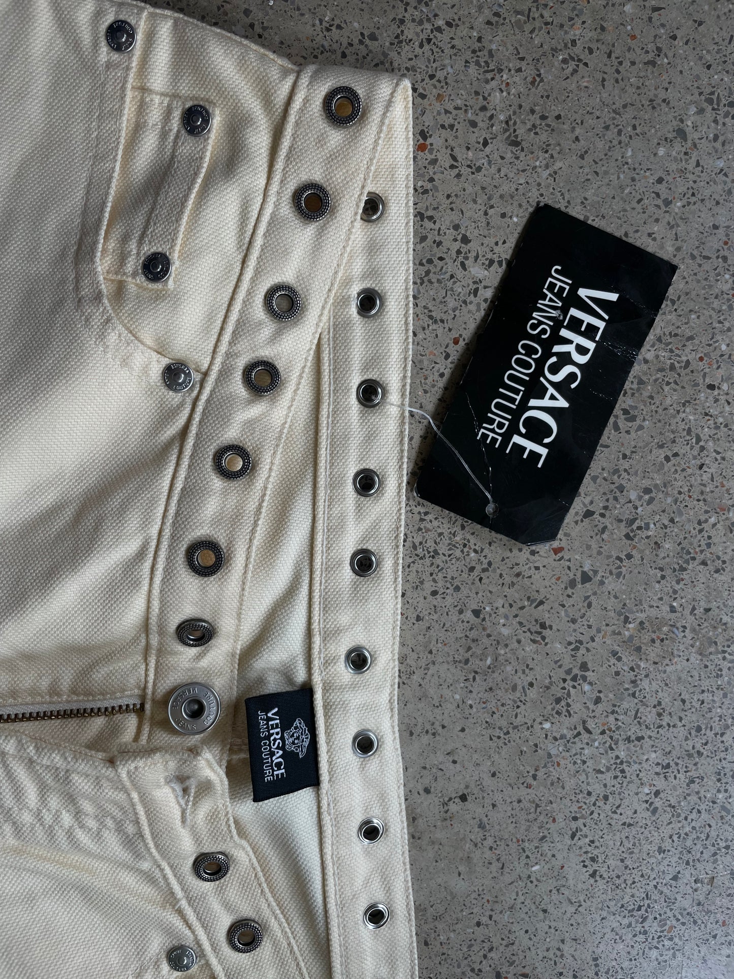 Versace studs trousers
