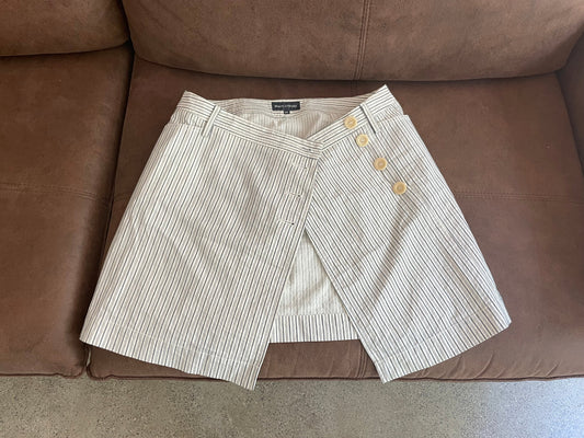 Stripped cotton skirt