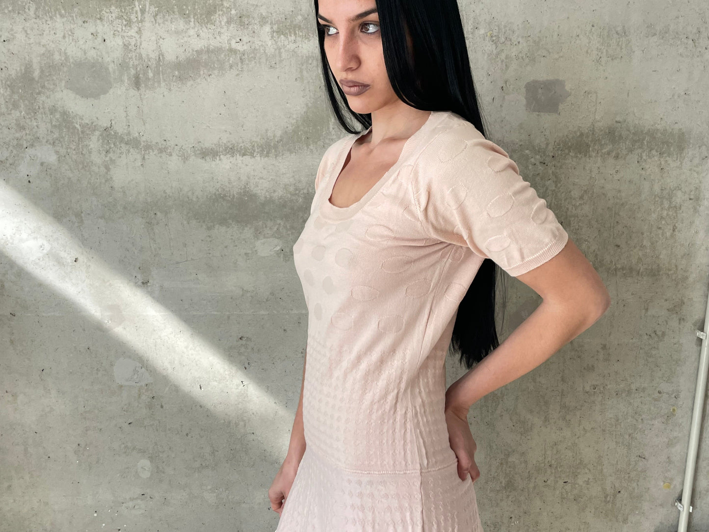 Chloé Polka-dots knit dress